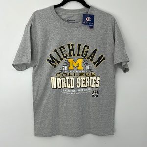 Michigan college World Series T shirt
